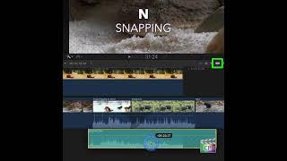 Final Cut Pro Shortcut | N | Snapping