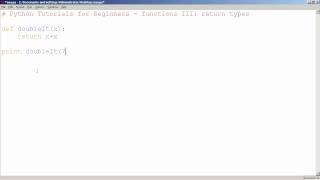 Python Tutorial for Beginners - Functions 3 Return Types