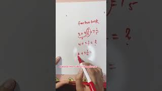 #fractions #shortvideo #edutricks #mathstricks #shorts #ytshorts #maths