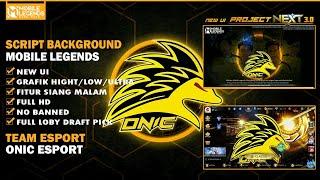 Background Mobile Legends Onic Esport New UI