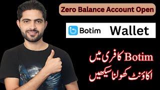 How To Open Botim Wallet Account Online | Zero Balance Account Guide | Rauf Kashmiri Pro