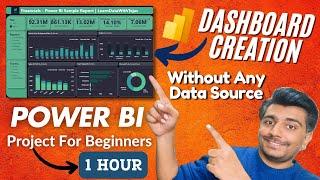 Power BI Tutorial For Beginners | Power BI Dashboard Project in English | Financials Sample Data