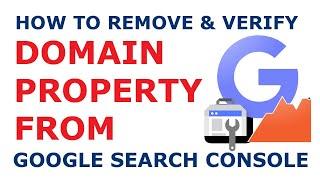 How To Remove A Property From Google Search Console|Remove  Domain Property in Google Search Console