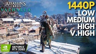 Assassin's Creed Valhalla - RTX 2060 + i7 4770 | 1440p - All Settings Tested