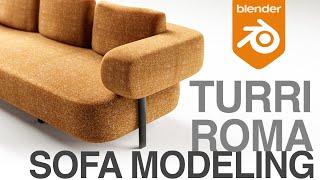 Blender Sofa Modelling - Section 01