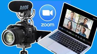 How to do ZOOM Meetings using a VIDEO CAMERA or DSLR As Webcam
