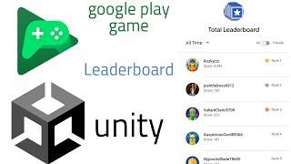 Google play game with unity leaderboard