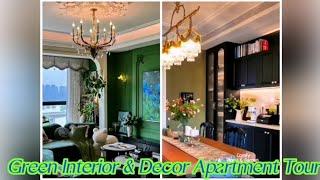 Green Interior & Decor Apartment Tour I Green Interior Design I Green Theme