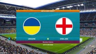 Pes 2021 UEFA EURO 2020 Ukraine vs England PC Gameplay