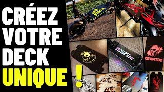 Deck Custom Trottinette Électrique Trott's Art X Trot'Secure