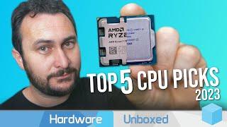 Top 5 Best CPUs of 2023