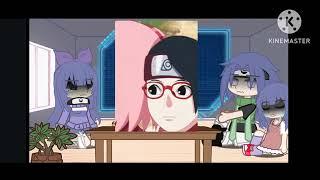 Sasuhina hijos react to Sasusaku y sarada au