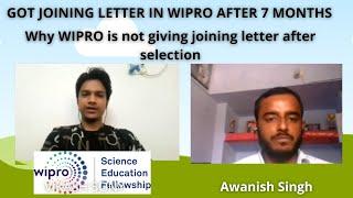 When WIPRO sent the joining letter to selected candidates | He got his joining after 8 months |