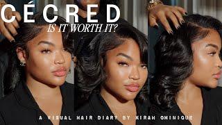 TRYING CECRED HAIR CARE LINE | SILK PRESS + TRIM W/ LICENSED HAIRSTYLIST | IS IT WORTH IT? ..EHH