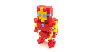 Plus-Plus Creations: Iron Man Superhero Instructions