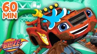 Blaze's Car Wash Surprise 1-11 Compilation | 1 Hour | Blaze and the Monster Machines