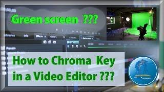 How to chroma key / green screen in a video editor ??? How to do it in  Movavi video suite ?