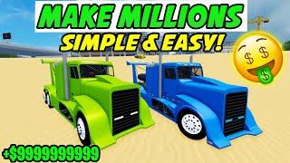 How To Make *Millions* in Vehicle Legends Roblox! (EASY METHODS)