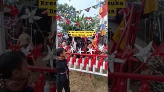 Kreativitas Pagar Tenda Pramuka #pramuka #pramukamilenial #agustusan