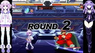 NICK54222 MUGEN: Neptune (me) VS M. Bison (Supermystery)