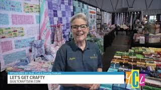 We're Live from the Quilt Craft and Sewing Festival!
