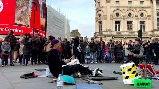 Damat Drummer in Piccadilly Circus #damatdrummer