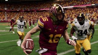 College Football 25 Gameplay - Minnesota vs Iowa - Full Game (PS5)