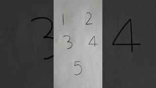 |12345 Number Easy Drawing|#shorts#viral#shortsvideo#shortsfeed#shortvideo#short#drawing#art