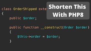 PHP 8: Constructor Property Promotion in Laravel