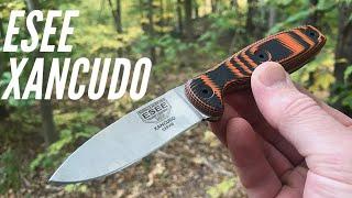 Fixed Blade ESEE Xancudo: S35VN Steel, Great for Bushcraft, Hiking, Camping + 3D Contoured Handles