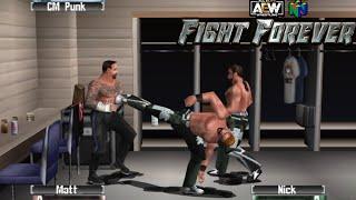 AEW Fight Forever But It's On Nintendo 64! [WWF No Mercy Mod]