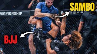 Brazilian Jiu-Jitsu vs. Sambo  Ruotolo vs. Kurzhev | Full Fight