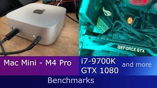 Benchmarks: Mac Mini M4 Pro vs PC and More - GPU / CPU