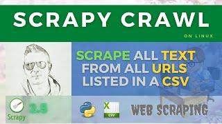 How to Crawl ALL text from ALL domains in a CSV of URLS