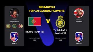 BIG MATCH | BUBA_BSJ (RANK 1) VS JAWISHX22 (RANK 14) | EFOOTBALL LEAGUE PHASE 6