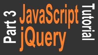 JavaScript & jQuery Tutorial for Beginners - 3 of 9 - jQuery Events