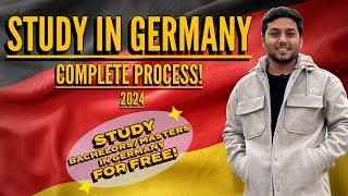 Study in Germany | Complete Process 2024 | Bachelors/ Masters in Germany