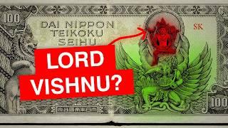 Why Lord Vishnu on Japanese Note?