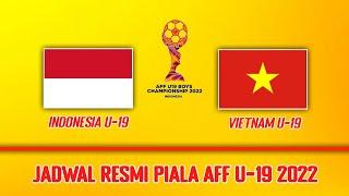 LIVE INDOSIAR JADWAL INDONESIA U-19 VS VIETNAM U-19 PIALA AFF U-19 2022