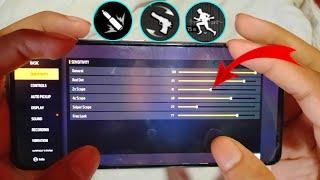 Best Sensitivity Setting For Headshot  || Free Fire Secret Trick 2023 || Sano 3d 