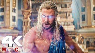 Thor Vs Zeus - Fight Scene - Thor: Love and Thunder (2022) HD |