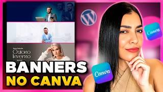 Como Fazer BANNERs no CANVA para Sites/Lojas Virtuais [Imagens para Desktop e Mobile]