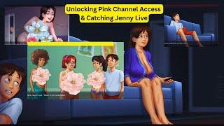 Summertime Saga Gameplay: Unlocking Pink Channel Access & Catching Jenny Live #summertimesagaupdate