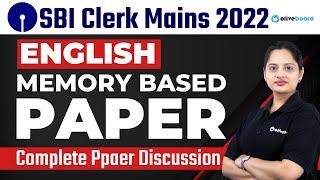 SBI Clerk Mains English Previous Year Question Paper 2021 | SBI Clerk Mains English | Harshita Ma'am
