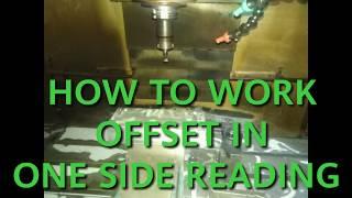 #vmc #offset #work offset#cnc #Fanuc #siemens #jv40 How to work offset inone side reading vmcmachine