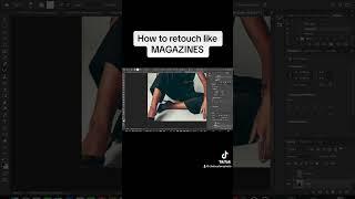 How magazines colorgrade and retouch photos.