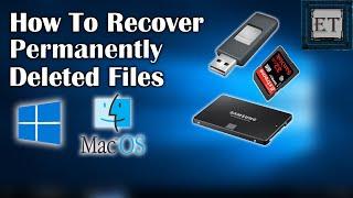 How To Recover Permanently Deleted Files in Windows and MacOS (USB, Hard Drives)