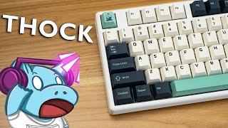 THIS is the best sounding "THOCKY" keyboard.