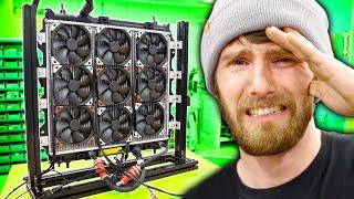 Our Craziest Cooling Project Yet - Car radiator liquid cooler