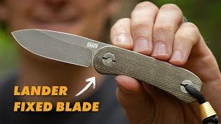 Worlds First Look! The Lander 4 Fixed Blade Knife. Back it on Kickstarter Now!